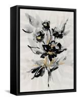 Glided Floral II-null-Framed Stretched Canvas