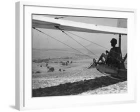 Glider before Flight-null-Framed Photographic Print