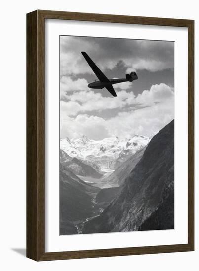 Glider in Mountains-Charles Rotkin-Framed Photographic Print