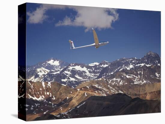Glider Pilot Racing in Fai World Sailplane Grand Prix, Andes Mountains, Chile-David Wall-Stretched Canvas