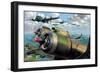 Glider Training, c.1944-C.C Turner-Framed Giclee Print