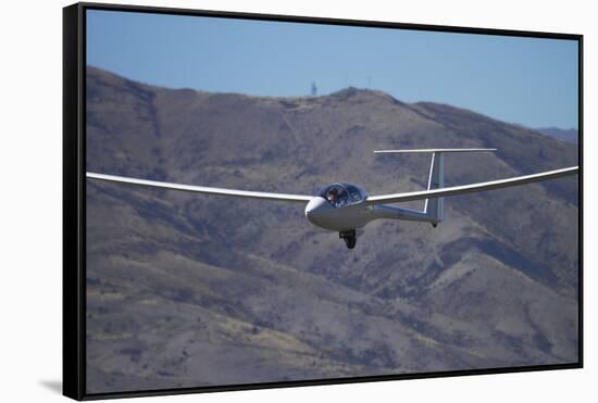 Glider, Warbirds over Wanaka, Wanaka, War Plane, Otago, South Island, New Zealand-David Wall-Framed Stretched Canvas