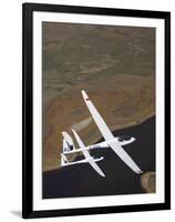 Gliders Racing near Omarama, South Island, New Zealand-David Wall-Framed Photographic Print