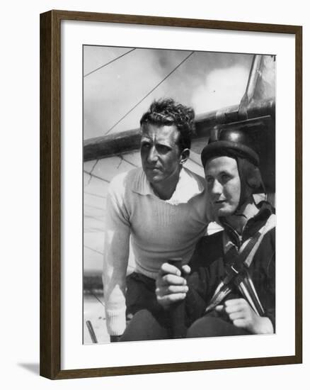 Gliding Lesson-null-Framed Photographic Print
