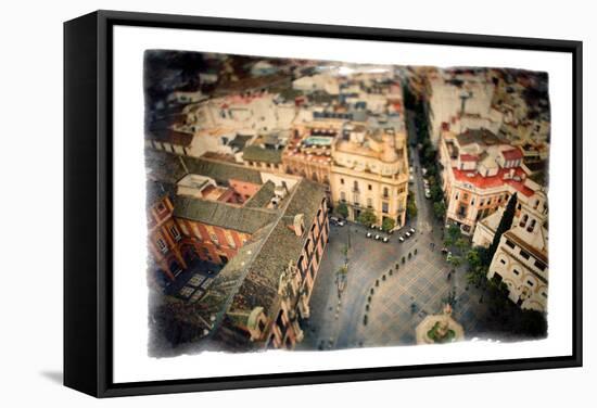 Gliding over Seville VIII-Felipe Rodriguez-Framed Stretched Canvas