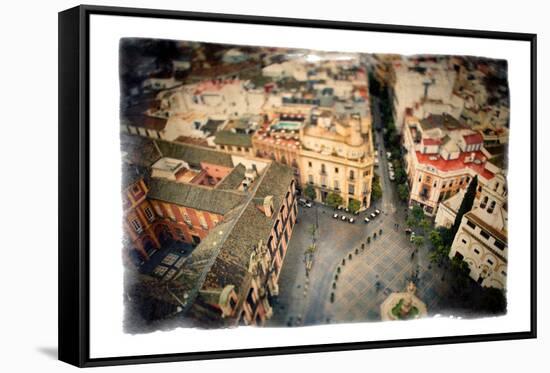 Gliding over Seville VIII-Felipe Rodriguez-Framed Stretched Canvas