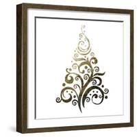 Glimmer Trees 1-Melody Hogan-Framed Art Print