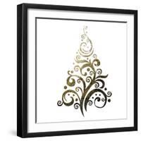 Glimmer Trees 1-Melody Hogan-Framed Art Print