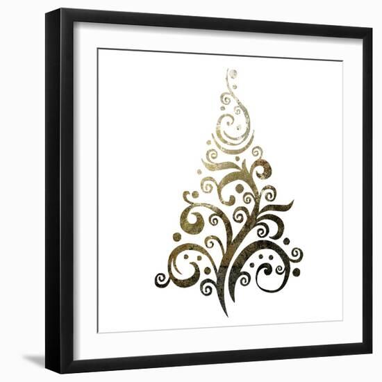 Glimmer Trees 1-Melody Hogan-Framed Art Print