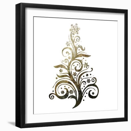 Glimmer Trees 2-Melody Hogan-Framed Art Print