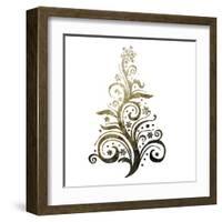 Glimmer Trees 2-Melody Hogan-Framed Art Print