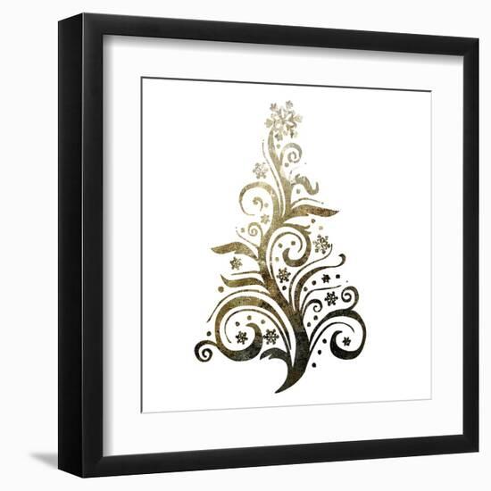 Glimmer Trees 2-Melody Hogan-Framed Art Print