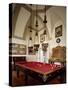 Glimpse of Billiard Room, Villa Fracanzan-Piovene, Orgiano, Veneto. Italy-null-Stretched Canvas