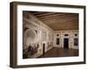 Glimpse of Central Hall with Frescoes-Giovanni Antonio Fasolo-Framed Giclee Print