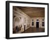 Glimpse of Central Hall with Frescoes-Giovanni Antonio Fasolo-Framed Giclee Print