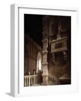 Glimpse of Chapel of Isolde, with Tomb of Isolde Degli Atti-Matteo De' Pasti-Framed Giclee Print