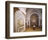 Glimpse of Cruciform Hall with Frescoes-null-Framed Giclee Print