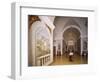 Glimpse of Cruciform Hall with Frescoes-null-Framed Giclee Print