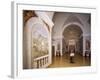 Glimpse of Cruciform Hall with Frescoes-null-Framed Giclee Print