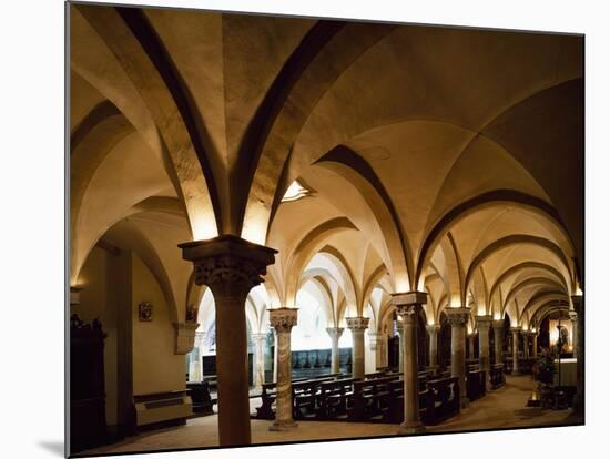 Glimpse of Crypt, Cathedral of Santa Maria Assunta, Parma, Italy, 11th-12th Century-null-Mounted Giclee Print