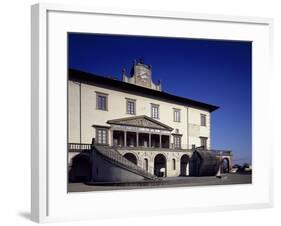 Glimpse of Facade of Medici Villa-null-Framed Giclee Print