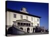 Glimpse of Facade of Medici Villa-null-Stretched Canvas