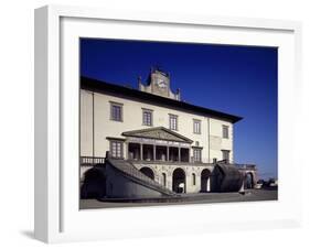 Glimpse of Facade of Medici Villa-null-Framed Giclee Print