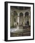 Glimpse of Interior with Baptismal Font-Guido Bigarelli-Framed Giclee Print