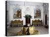 Glimpse of Living Room with Frescoes-Giovanni Battista Tiepolo-Stretched Canvas