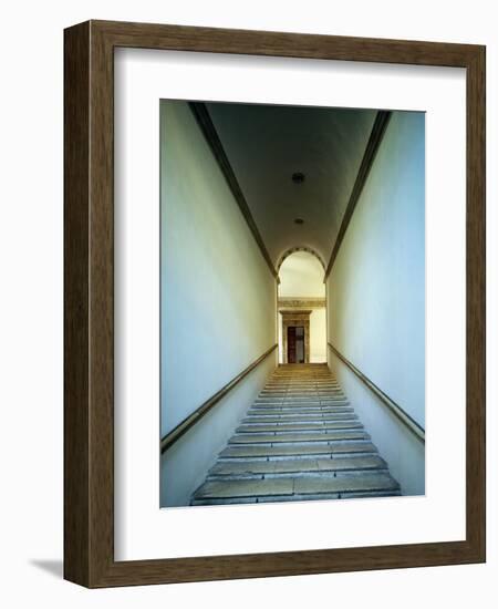 Glimpse of Monumental Staircase of Honor, 1466-1472-Luciano Laurana-Framed Giclee Print