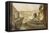 Glimpse of Pompeii, from Pompeii, Volume I, Theatres, Plate III, Italy-Fausto and Felice Niccolini-Framed Stretched Canvas