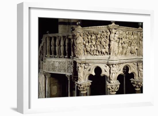 Glimpse of Pulpit, 1265-1268-Nicola Pisano-Framed Giclee Print