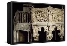 Glimpse of Pulpit, 1265-1268-Nicola Pisano-Framed Stretched Canvas