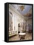 Glimpse of the Atrium, with Frescoes-Giovanni Battista Tiepolo-Framed Stretched Canvas