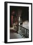 Glimpse of the Courtyard Staircase, Castle of the Counts Guidi-null-Framed Giclee Print