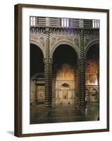 Glimpse of the Left Aisle with Piccolomini Altar, 1481-1485-Andrea Bregno-Framed Giclee Print