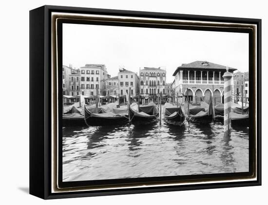 Glimpses, Grand Canal, Venice II-Laura Denardo-Framed Stretched Canvas