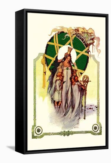 Glinda the Good Sorceress-John R. Neill-Framed Stretched Canvas