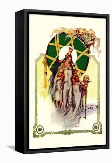 Glinda the Good Sorceress-John R. Neill-Framed Stretched Canvas