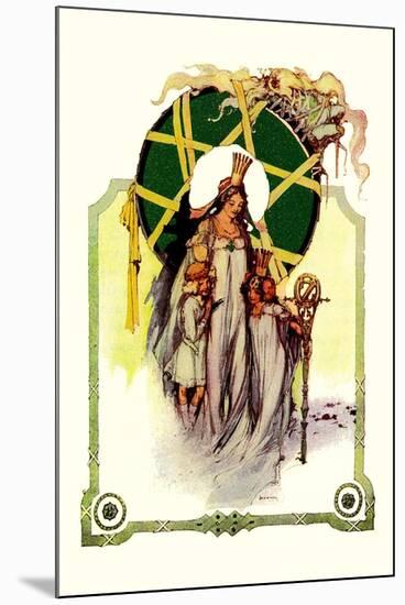 Glinda the Good Sorceress-John R. Neill-Mounted Art Print