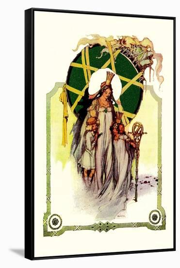 Glinda the Good Sorceress-John R. Neill-Framed Stretched Canvas