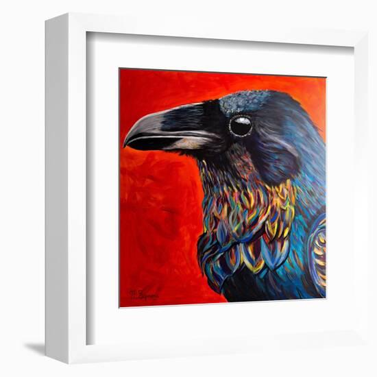 Glistening Raven-Melissa Symons-Framed Art Print