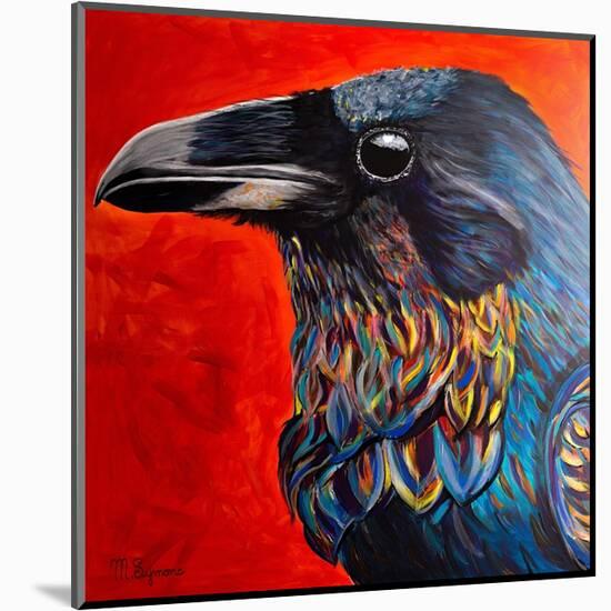 Glistening Raven-Melissa Symons-Mounted Art Print