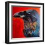 Glistening Raven-Melissa Symons-Framed Art Print
