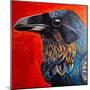 Glistening Raven-Melissa Symons-Mounted Art Print
