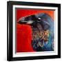 Glistening Raven-Melissa Symons-Framed Art Print