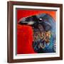 Glistening Raven-Melissa Symons-Framed Art Print