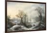 Glistening Winter's Eve-William Stone-Framed Giclee Print