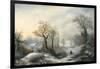 Glistening Winter's Eve-William Stone-Framed Giclee Print