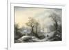 Glistening Winter's Eve-William Stone-Framed Giclee Print